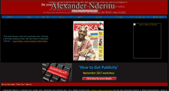 Desktop Screenshot of alexandernderitu.com