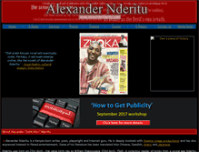 Tablet Screenshot of alexandernderitu.com